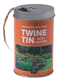 Twine tin with cutter